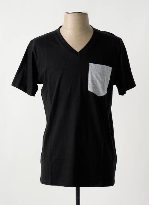 T-shirt coupe droite manches courtes noir SLAZENGER homme