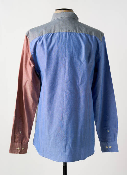 Chemise manches longues bleu CHEVIGNON pour homme