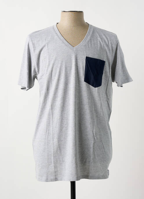 T-shirt gris SLAZENGER pour homme