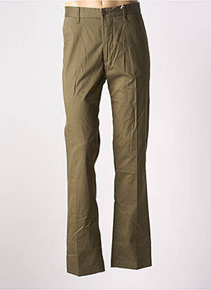 Pantalon droit stretch taille normale vert STATE OF ART homme