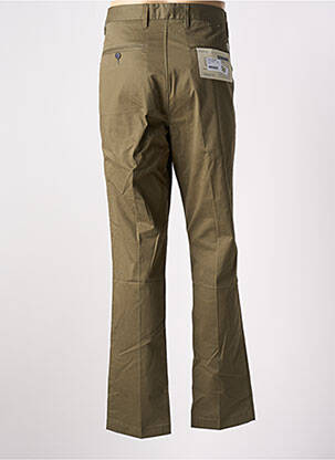 Pantalon droit stretch taille normale vert STATE OF ART homme
