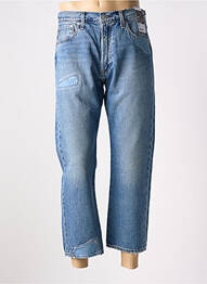 Pantalon large fermeture zippée sous rabat boutonné taille normale bleu LEVIS homme