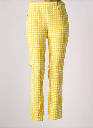 Pantalon droit taille élastique taille normale jaune RALPH LAUREN femme