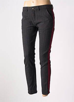 Pantalon slim taille normale taille normale gris REIKO femme