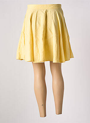 Jupe courte poches jaune RALPH LAUREN femme