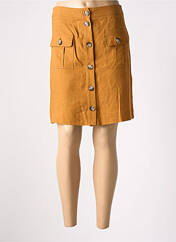 Jupe courte marron CAROLL pour femme seconde vue