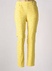 Pantalon droit jaune RALPH LAUREN pour femme seconde vue