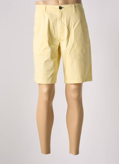 Bermuda coupe droite taille normale jaune EDWEEN PEARSON homme
