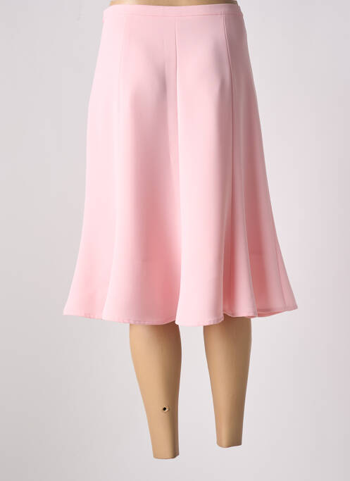 Jupe mi-longue doublure textile rose WEILL femme