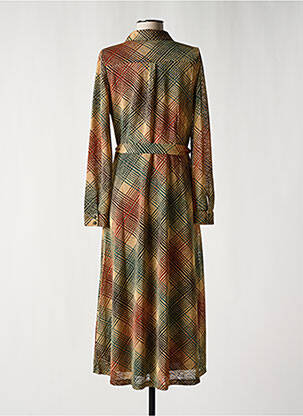 Robe longue manches longues manches longues vert KING LOUIE femme