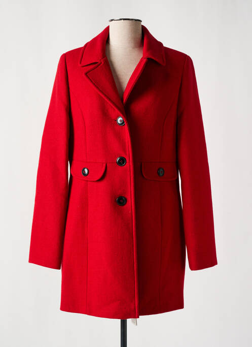 Manteau long rouge BARBARA LEBEK pour femme