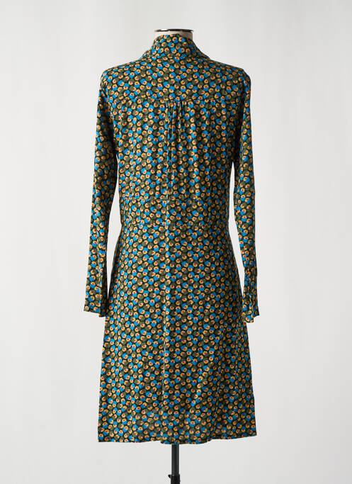 Robe mi-longue vert PRINCESSE NOMADE pour femme