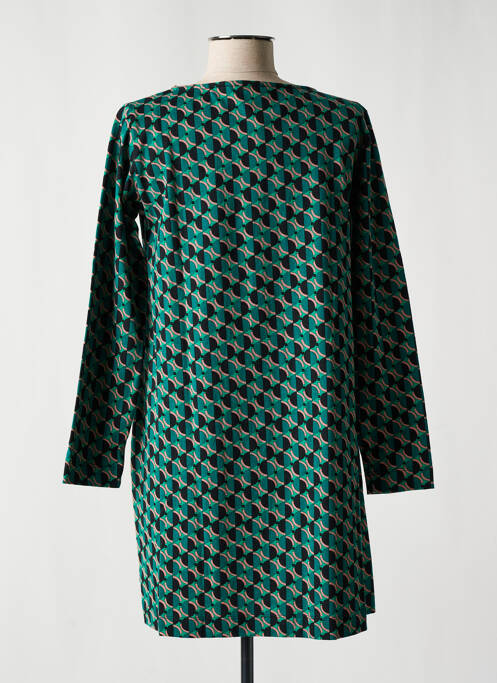 Robe mi-longue vert PRINCESSE NOMADE pour femme