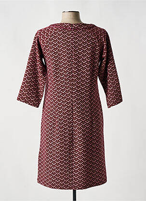 Robe mi-longue manches 3/4 manches 3/4 rose MADEMOISELLE YEYE femme