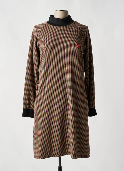 Robe mi-longue beige MADEMOISELLE YEYE pour femme