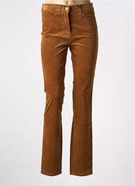 Pantalon slim stretch taille normale jaune TONI femme