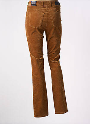 Pantalon slim stretch taille normale jaune TONI femme