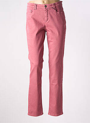 Jeans coupe slim stretch taille basse rose STARK femme