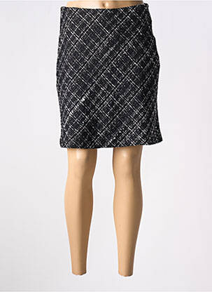 Jupe mi-longue stretch noir B.YOUNG femme