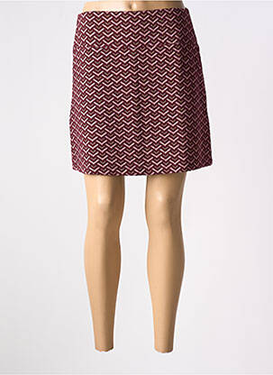 Jupe courte taille élastique rose MADEMOISELLE YEYE femme