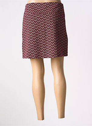 Jupe courte taille élastique rose MADEMOISELLE YEYE femme
