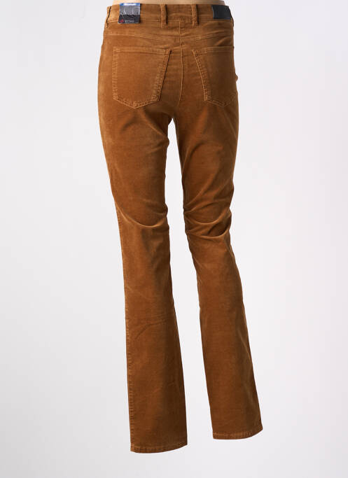 Pantalon slim stretch taille normale jaune TONI femme