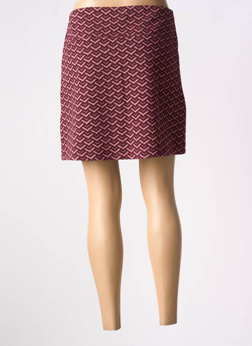 Jupe courte taille élastique rose MADEMOISELLE YEYE femme