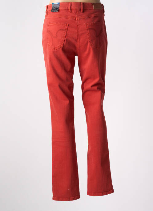 Jeans coupe slim orange TONI pour femme