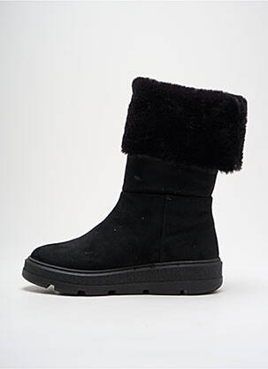 Bottines/boots fourrée talon de 4 à 6cm noir UNISA femme