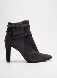 Bottines/boots bout pointu talon de 7 à 9cm gris STUART WEITZMAN femme
