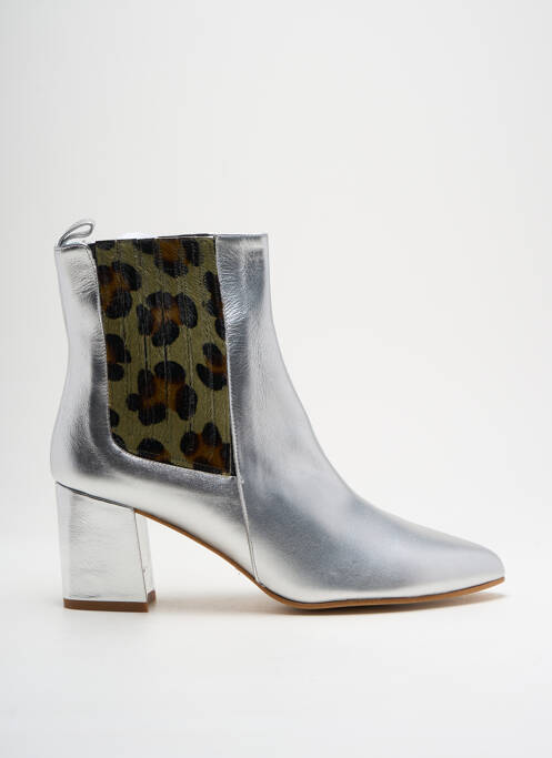 Bottines/Boots argent DEFLORESYFLOREROS pour femme