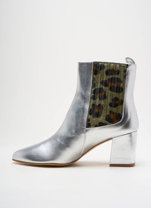 Bottines/Boots argent DEFLORESYFLOREROS pour femme