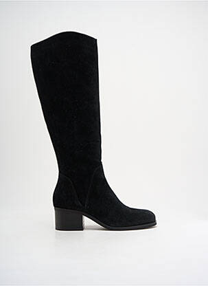 Bottes nubuck talon de 4 à 6cm noir PROGETTO femme