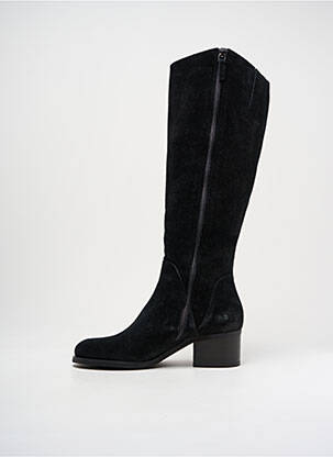 Bottes nubuck talon de 4 à 6cm noir PROGETTO femme