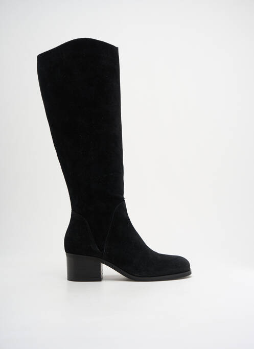 Bottes nubuck talon de 4 à 6cm noir PROGETTO femme