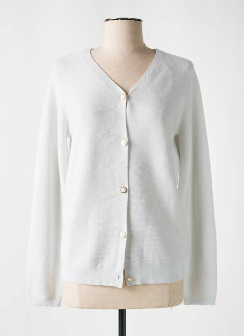 Gilet manches longues gris JULIE GUERLANDE pour femme
