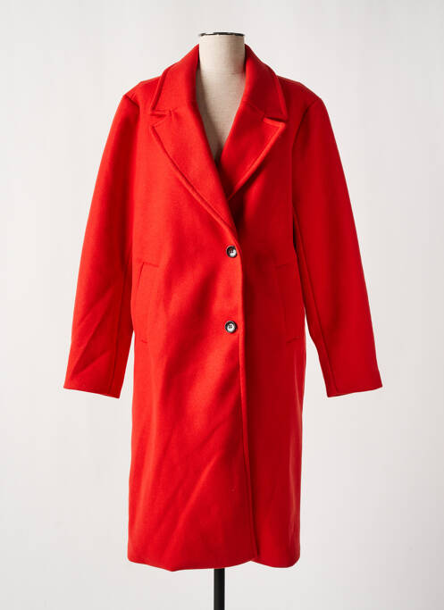 Manteau long rouge B.YOUNG pour femme