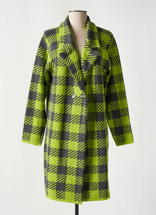 Manteau long vert WNT COLLECTION pour femme