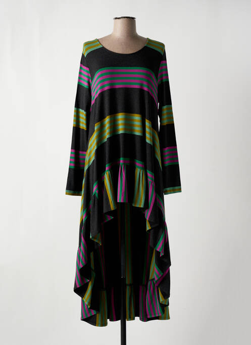 Robe mi-longue gris ALEMBIKA pour femme