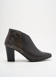 Bottines/boots matière lisse talon de 7 à 9cm gris KARSTON femme