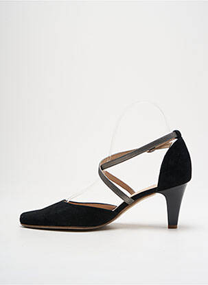 Escarpins nubuck talon de 4 à 6cm noir SWEET femme