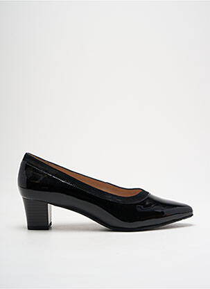 Escarpins matière lisse talon de 4 à 6cm noir SWEET femme