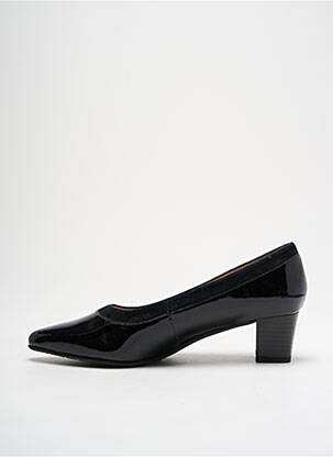 Escarpins matière lisse talon de 4 à 6cm noir SWEET femme