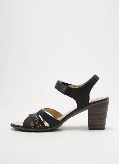 Sandales/Nu pieds noir GEO-REINO pour femme