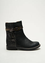 Bottines/boots tissage tissage pailleté talon bas noir BABYBOTTE fille