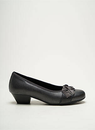 Ballerines semelle amovible talon de 4 à 6cm gris GABOR femme