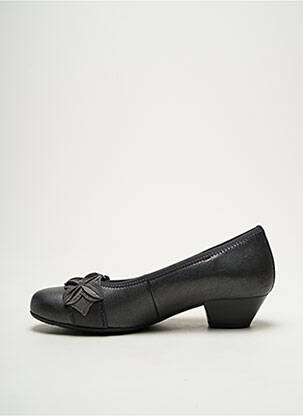 Ballerines semelle amovible talon de 4 à 6cm gris GABOR femme