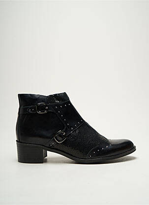 Bottines/boots matière lisse talon de 4 à 6cm noir KARSTON femme