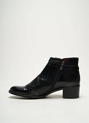 Bottines/boots matière lisse talon de 4 à 6cm noir KARSTON femme