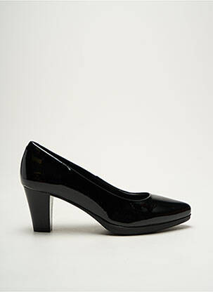 Escarpins matière lisse talon de 4 à 6cm noir KARSTON femme